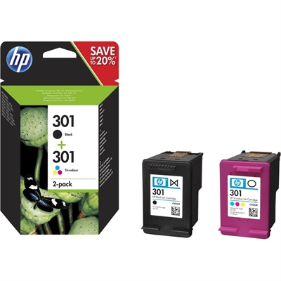 Hp Cartucho Multipack 301 Negro Color